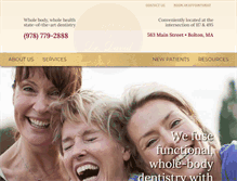 Tablet Screenshot of boltondental.com
